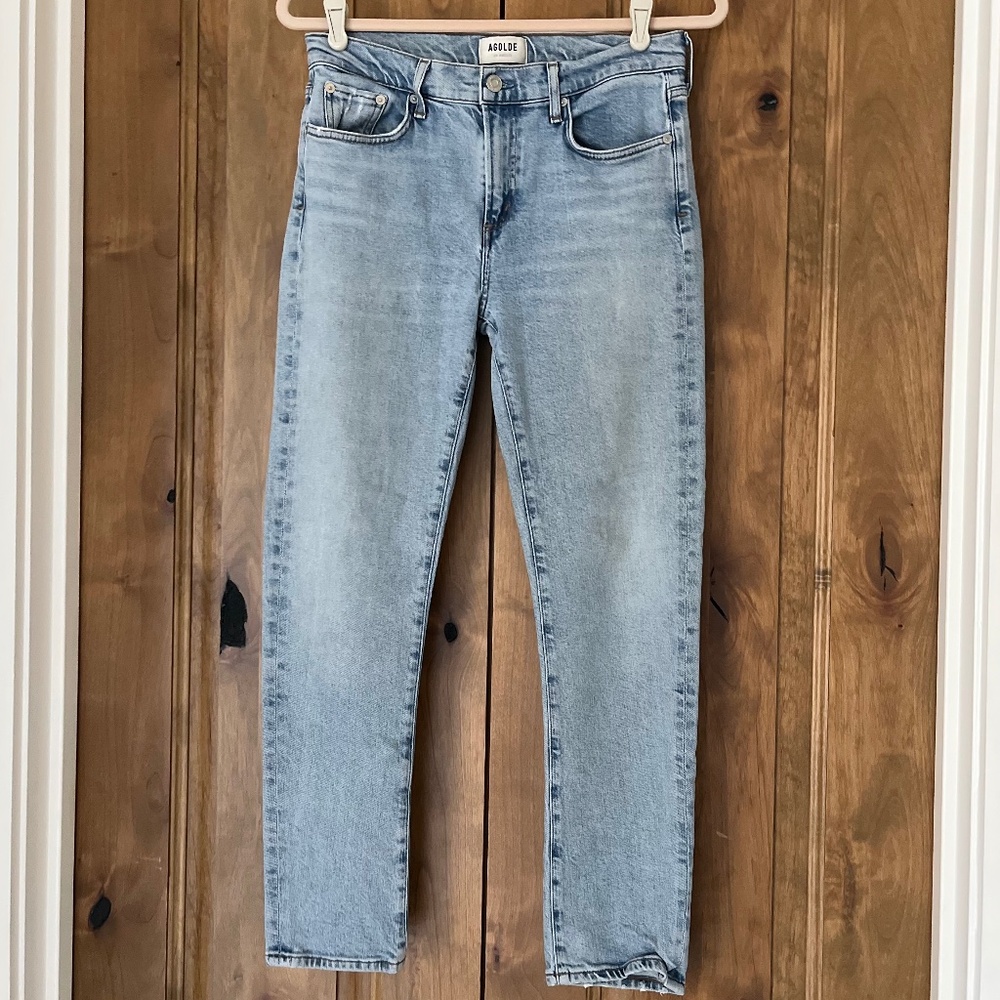 Aritzia AGOLDE Toni Jeans in color Daylight